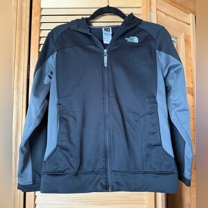 The North Face Kids Black and Gray Hoodie